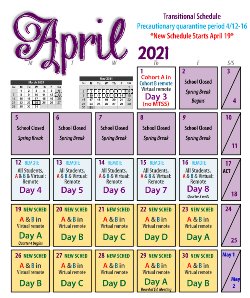 April calendar